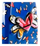 Kép Heys Tween Spinner repülő szívek lila 39 L