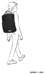 Kép Enrico Benetti Aruba 62155 Black 18 L