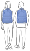 Kép Enrico Benetti Aruba 62156 Jeansblue 20 L