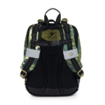 Kép Bagmaster ALFA 25 B iskolai háromkamrás hátizsák - harcos zöld 18 l