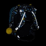 Kép Bagmaster BETA 25 A iskolai hátizsák - papagáj Fekete 18 l