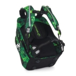 Kép Bagmaster LUMI 25 B iskolai hátizsák - futball zöld 18 l