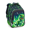Kép Bagmaster LUMI 25 C školní batoh – dinosaurus Zelená 18 l