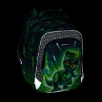 Kép Bagmaster LUMI 25 C iskolai hátizsák - Dinoszaurusz zöld 18 l