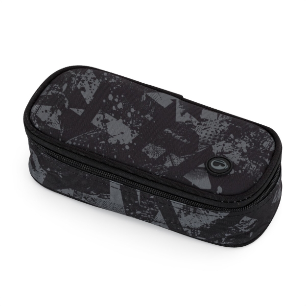 Kép Bagmaster NOMAD 25 B diák tolltartó - fekete-szürke fekete