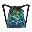 Kép Bagmaster DOPI 25 B iskolatáska papucshoz / tornazsák - motoros kék 1,5 l