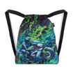 Kép Bagmaster DOPI 25 B iskolatáska papucshoz / tornazsák - motoros kék 1,5 l