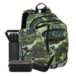 Kép Bagmaster ALFA 25 B nagy iskolai szett első osztályosoknak - harcos zöld 18 l