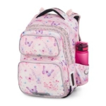 Kép Bagmaster DOPI 25 Egy nagy iskolai készlet első osztályosoknak - pillangók Rózsaszín 18 l