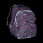 Kép Bagmaster DOPI 25 Egy nagy iskolai készlet első osztályosoknak - pillangók Rózsaszín 18 l