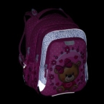 Kép Bagmaster LUMI 24 H iskolai hátizsák - Teddy maci rózsaszín 18 l