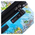 Kép Heys Journey 3G S,M,L Kék térkép S: 49 l / M: 86 L: 127