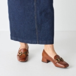 Kép Tamaris 1-24349-45-305 Női cognac színű loaferek