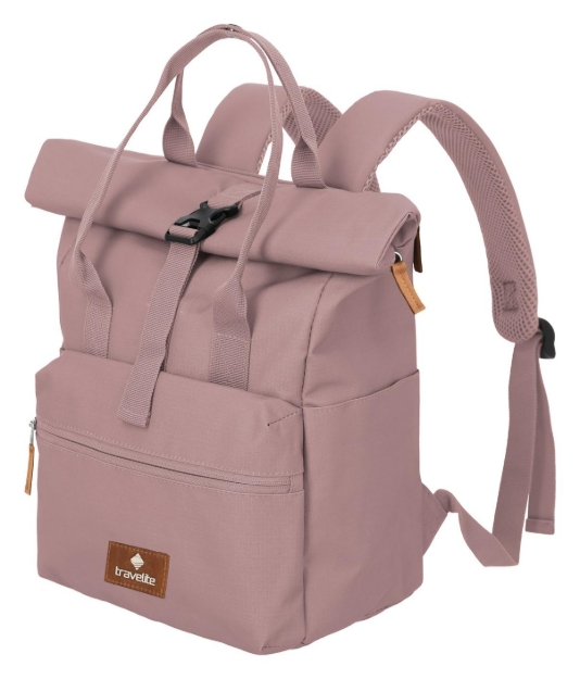 Kép Travelite Basics rövid fogantyú Roll-up füstös rózsa 11/14 L