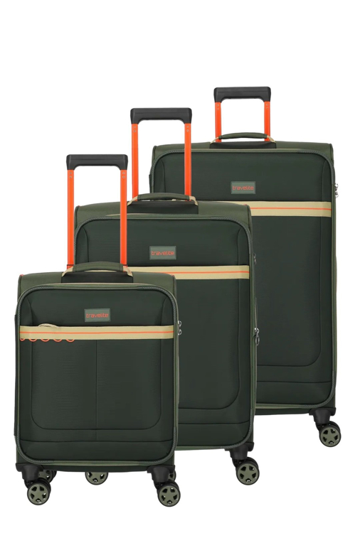 Kép Travelite Color Craze S,M,L Olive S: 36 l / M: 61/66 L: 86