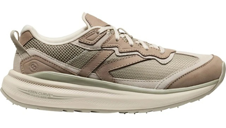 Kép KEEN WK500 Leather női túracipő abbey stone/birch