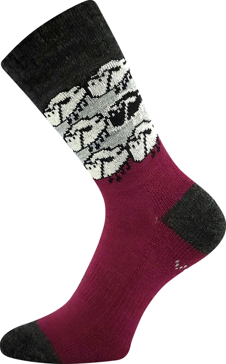 Kép VOXX® Kaikoura fuxia zokni 1 pár