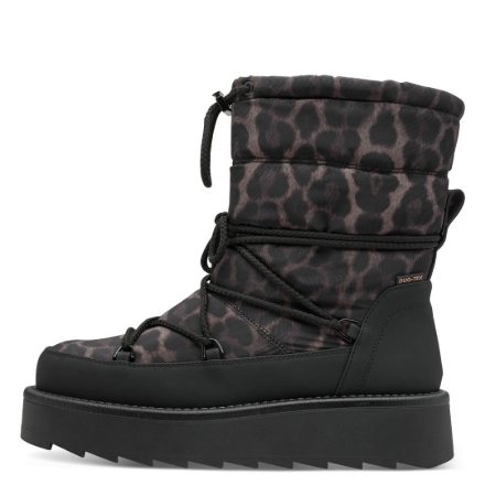 Kép Tamaris 1-26846-45-090 Női hócsizma fekete / leopárd