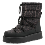 Kép Tamaris 1-26846-45-090 Női hócsizma fekete / leopárd