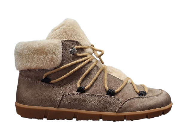 Kép Wild 017-26023 Női teljes bőrből készült mezítlábas bokacsizma kő