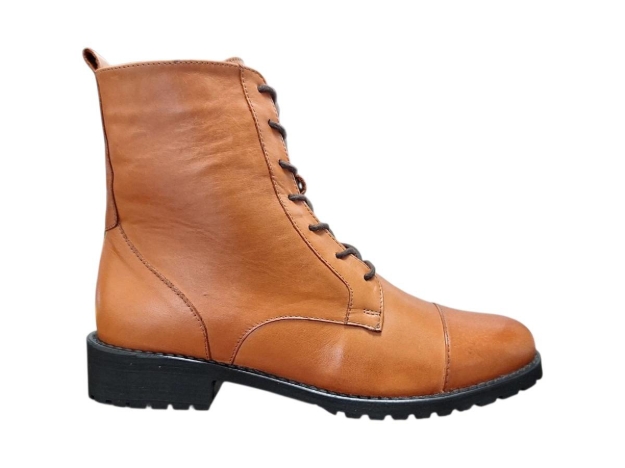 Kép Wild 077-46498 Női teljes bőr bokacsizma rozsda