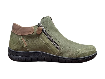 Kép Wild R732 Khaki női teljes bőr fél csizma