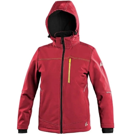 Kép CXS STRETCH Gyerek softshell kabát piros