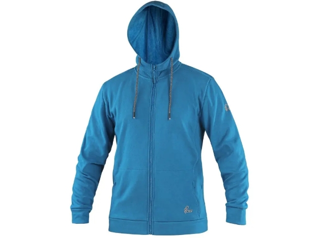 Kép CXS HARRISON Férfi kapucnis pulóver kék