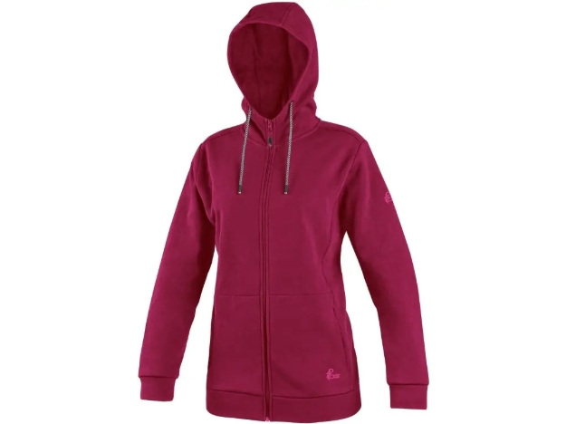 Kép CXS HARRIET női kapucnis pulóver bordó