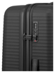 Kép Travelite Air Stripe S,M,L Slim Black S: 39 l / M: 75/86 l / L: 104 L
