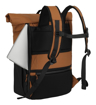 Kép Travelite Briize Backpack M Roll-Up Curry 24/30 L