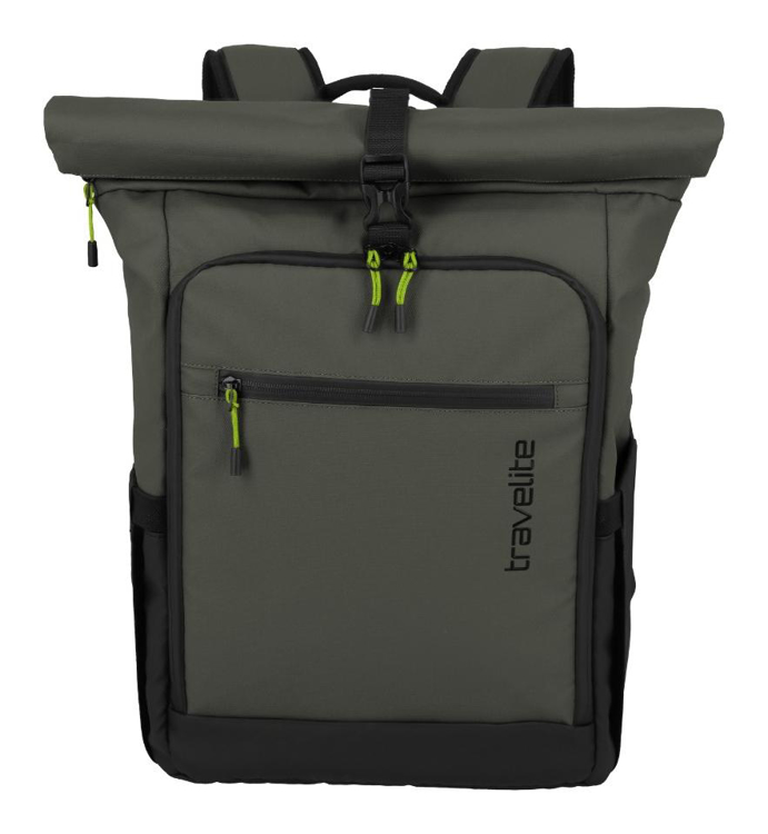 Kép Travelite Briize Backpack M Roll-Up Khaki 24/30 L