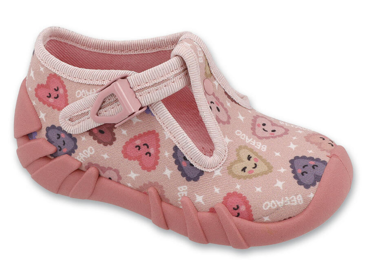 Kép BEFADO 110P517 lány papucs SPEEDY szívek