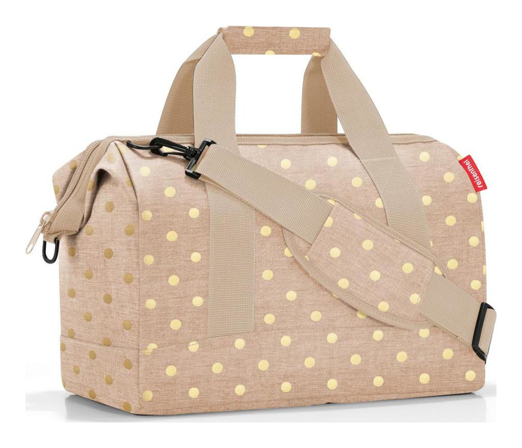 Kép Reisenthel Allrounder M Metallic Dots kávé 18 L