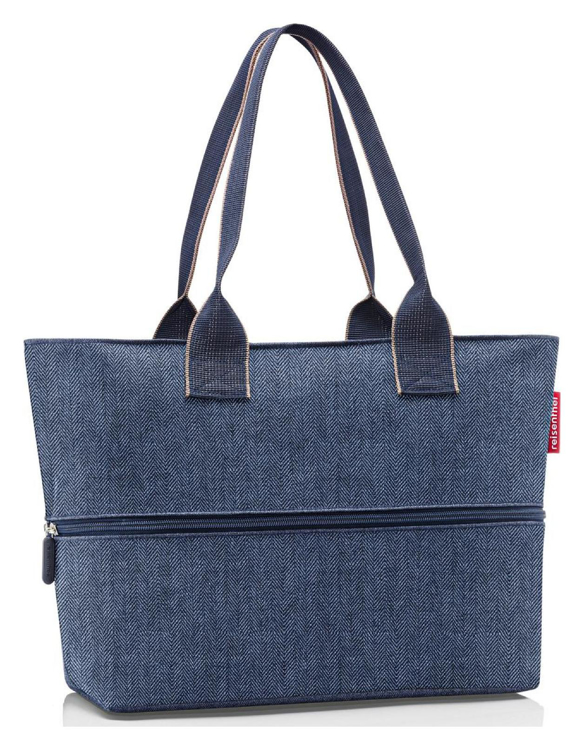 Kép Reisenthel Shopper E1 Herringbone sötétkék 12/18 L