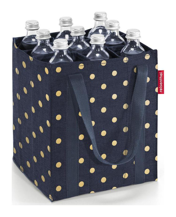 Kép Reisenthel Bottlebag Metallic Dots kék