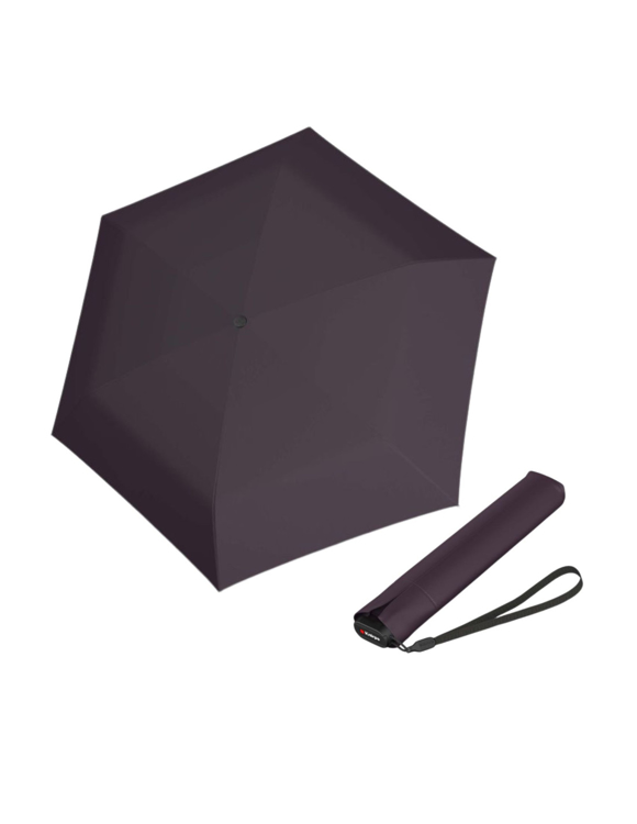 Kép Knirps US.050 ultra light slim manual Plum - könnyű, összecsukható, lapos esernyő