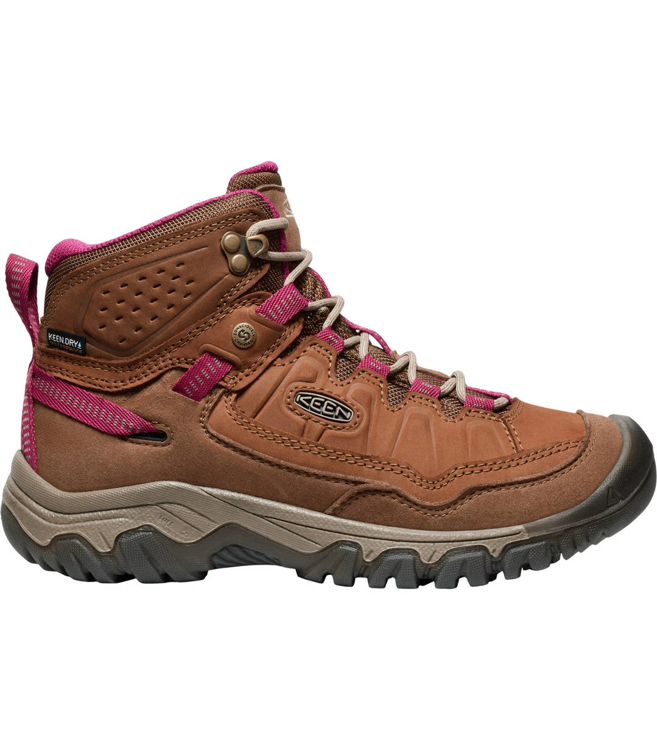 Kép KEEN Targhee IV MID WP Női Trekking csizma bison/beaujolais