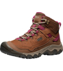 Kép KEEN Targhee IV MID WP Női Trekking csizma bison/beaujolais