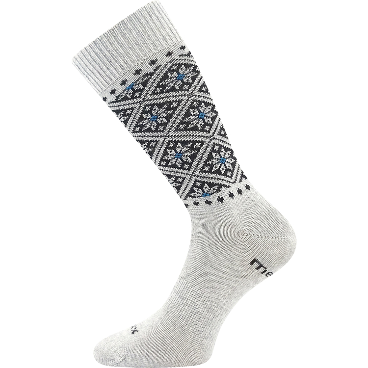 Kép VOXX Ponožky dámské silné NORDKAPP z merino a s ionty stříbra SVĚTLE ŠEDÉ