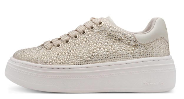 Kép Tamaris 1-23795-46-179 Női tornacipő champagne