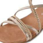 Kép Tamaris 1-28130-46-116 Női pezsgő színű szandálok