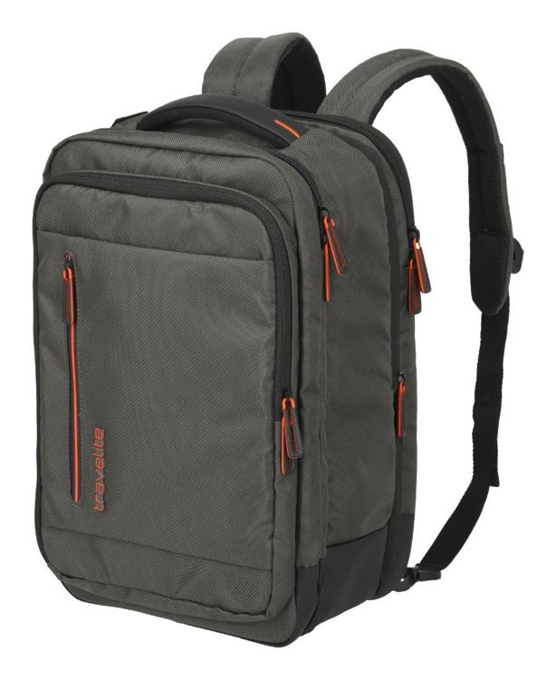 Kép Travelite Crosslite 5.0 Board bag/Backpack S Sötét olajzöld 20/23 L