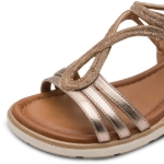 Kép Tamaris 1-28714-46-900 Dámské sandály na klínku bronzové