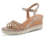 Kép Tamaris 1-28725-46-900 Dámské sandály na klínku bronzové