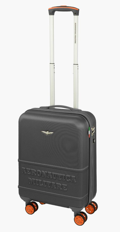 Kép Cestovní kufr Aeronautica Militare Force S AM-220-55-23 antracitová 38 L