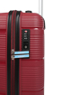 Kép Cestovní kufr Dielle 4W S PP 170-55-12 vínová 32 L