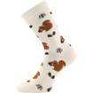 Kép BOMA Ponožky dětské froté SIBIŘ 08 s obrázky DÍVČÍ (3 páry)