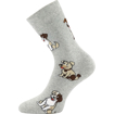 Kép BOMA Ponožky dětské froté SIBIŘ 08 s obrázky DÍVČÍ (3 páry)