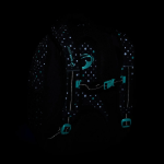 Kép Bagmaster SUPERNOVA 23 A diák hátizsák - fekete türkiz fekete 34 l